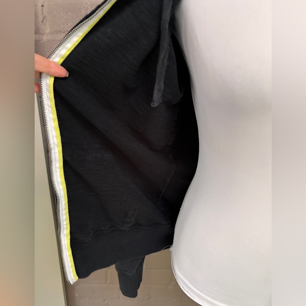 FOX Charcoal Gray zip front hoodie - Picture 7 of 9